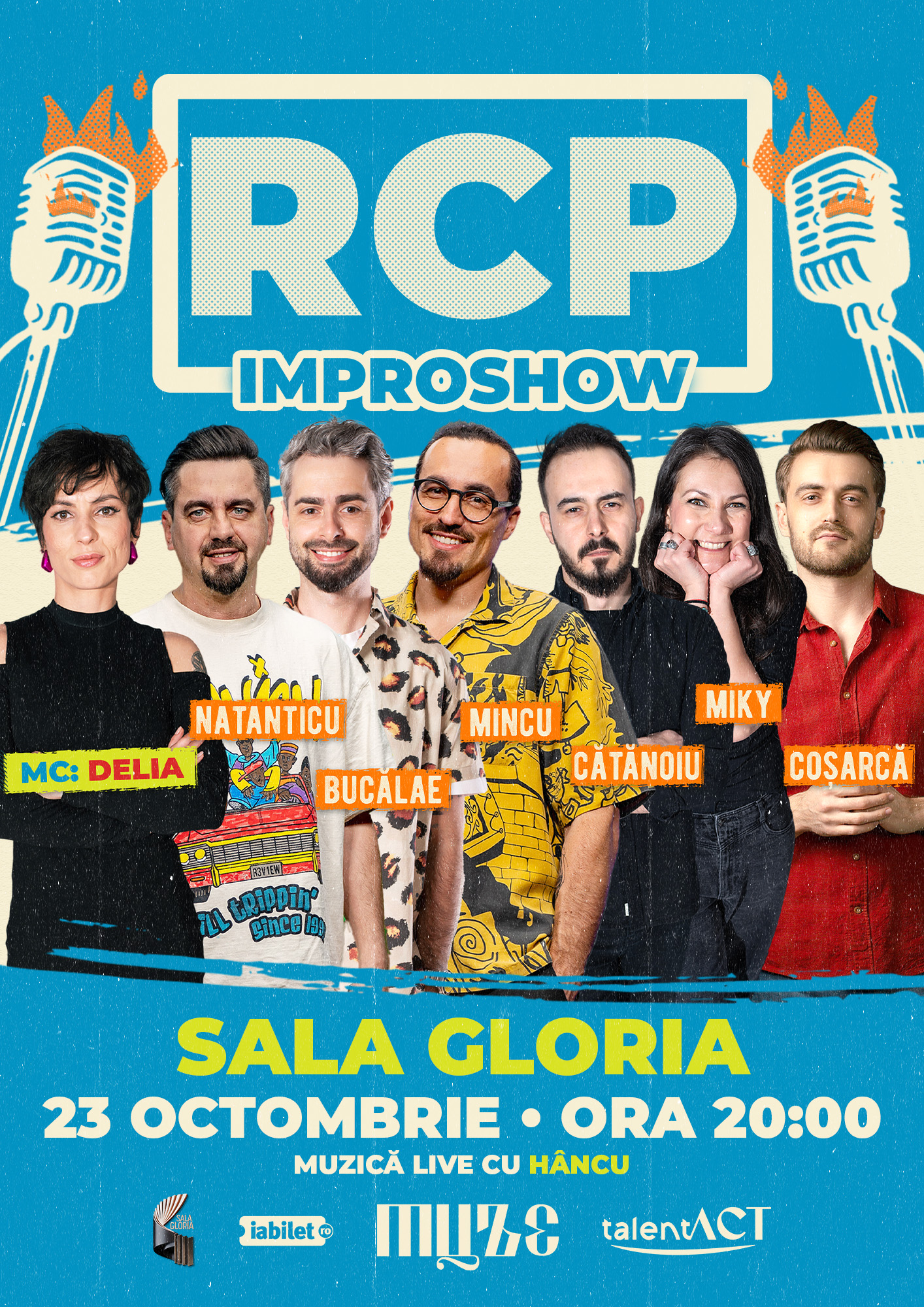 Afiș Râzi ca prostu' Improshow 23 octombrie 2026