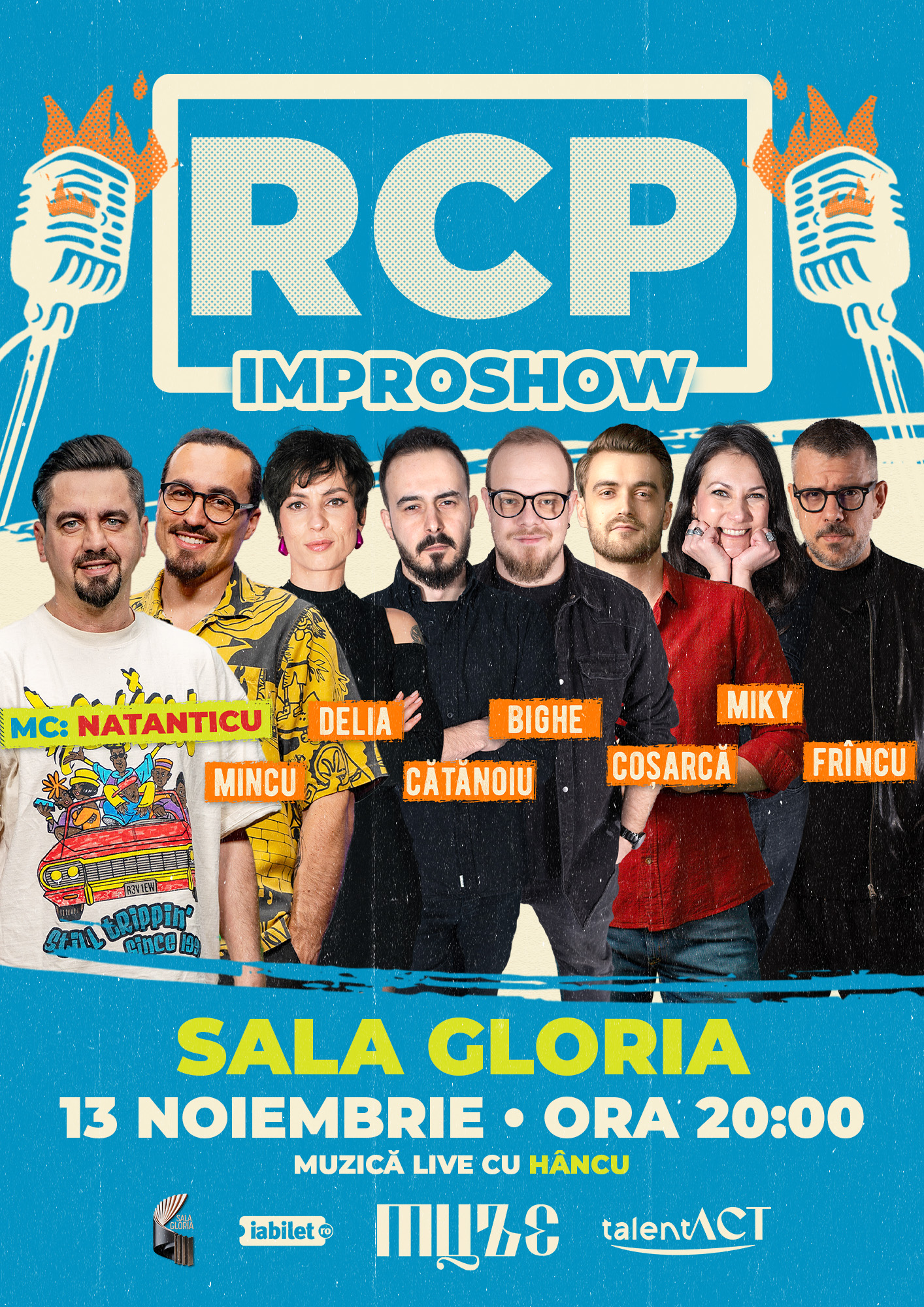 Afiș Râzi ca prostu' Improshow 13 noiembrie 2026